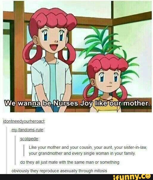 me your mother and your cousm your aunt. your s\s(emn4aw
your granomomer and every smgre woman w your (amy
oo mey au yus1 male wrm me same man or somemmg
oovrousry mey reproduce asexuauy mrougn mnosrs