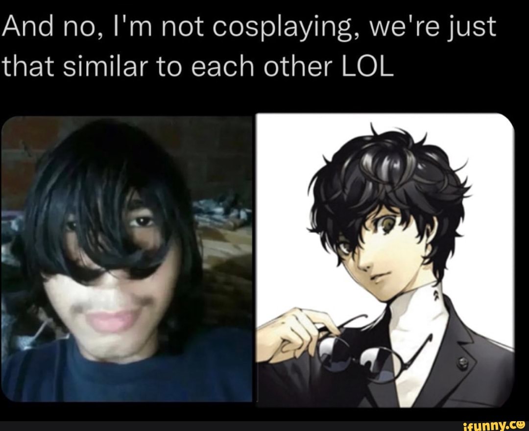 And no, I'm not cosplaying, we're just that similar to each other LOL ...