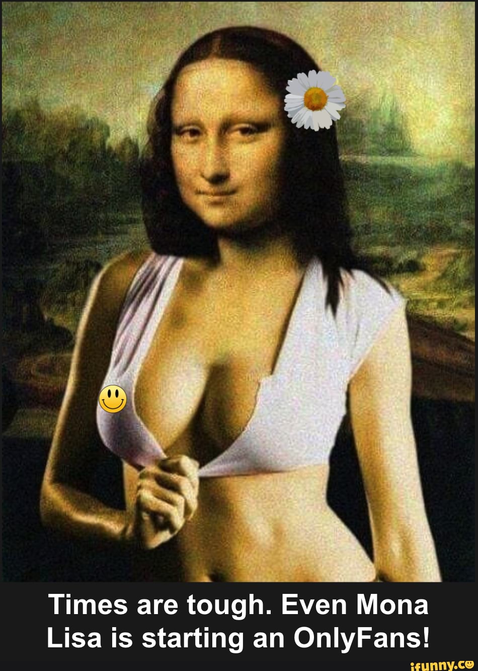 Even Mona Lisa is starting an OnlyFans! 