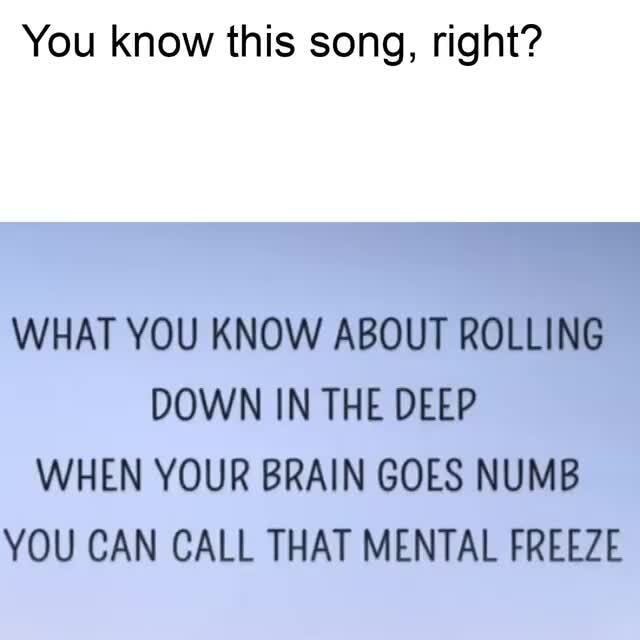 What you know about rolling down in the deep lyrics