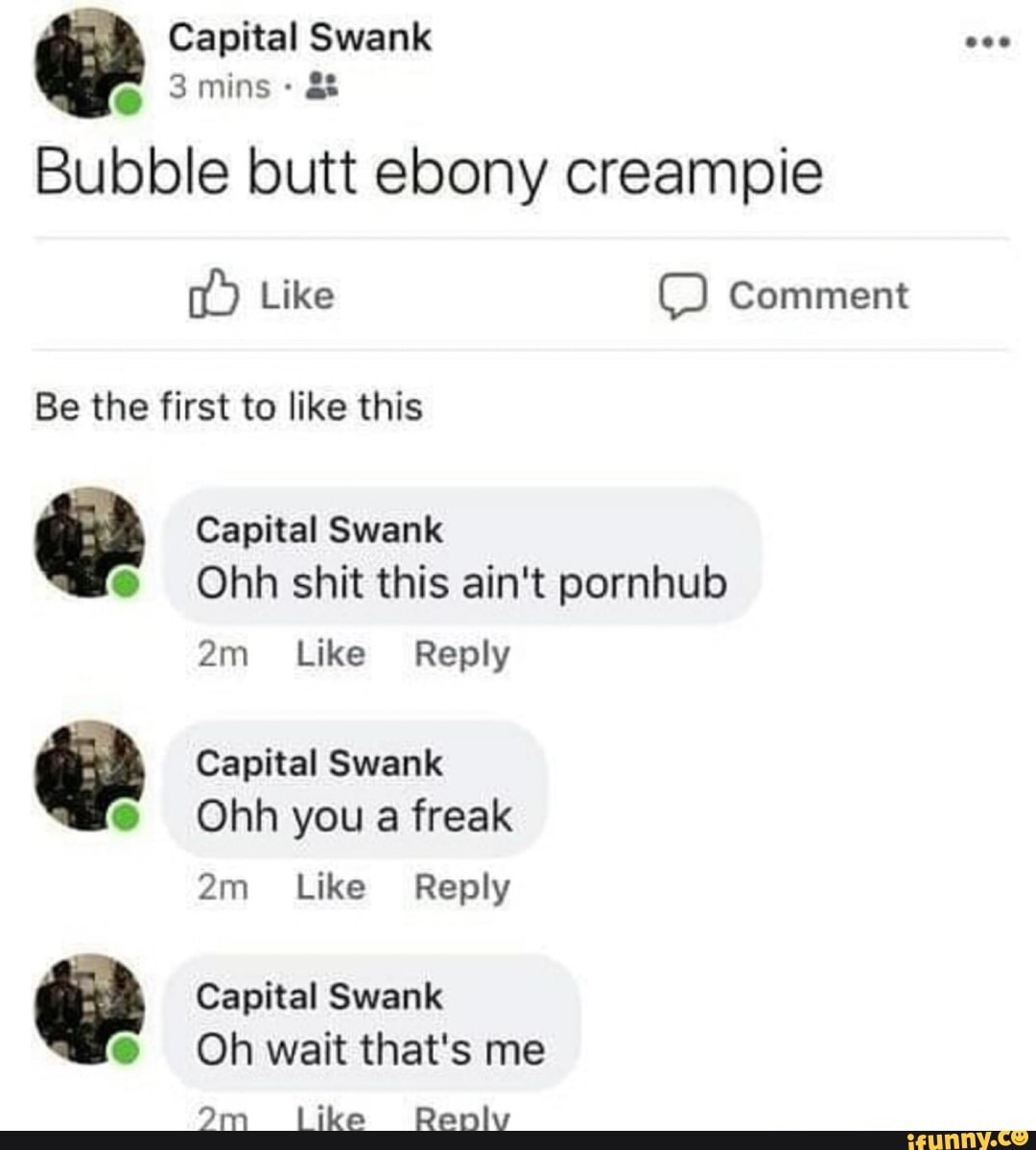 Big ebony bubble butt