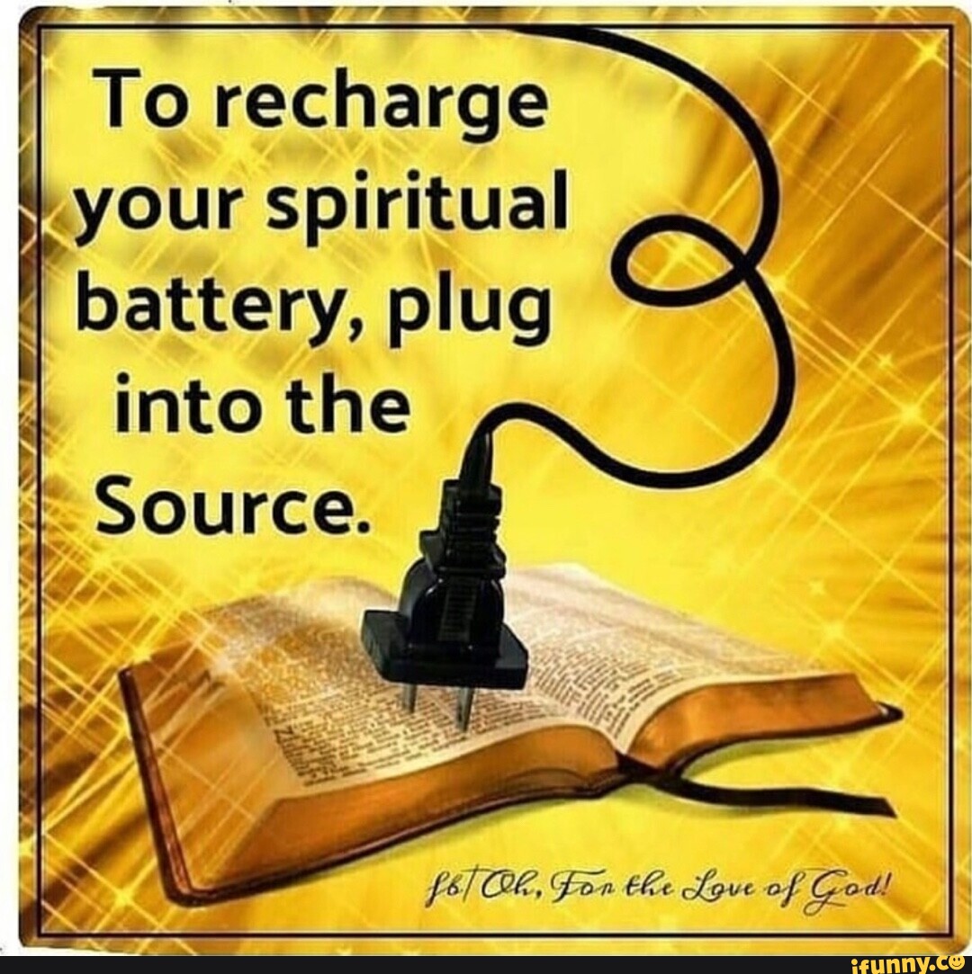 I To recharge your Spiritual I battery, plug I I into the iFunny
