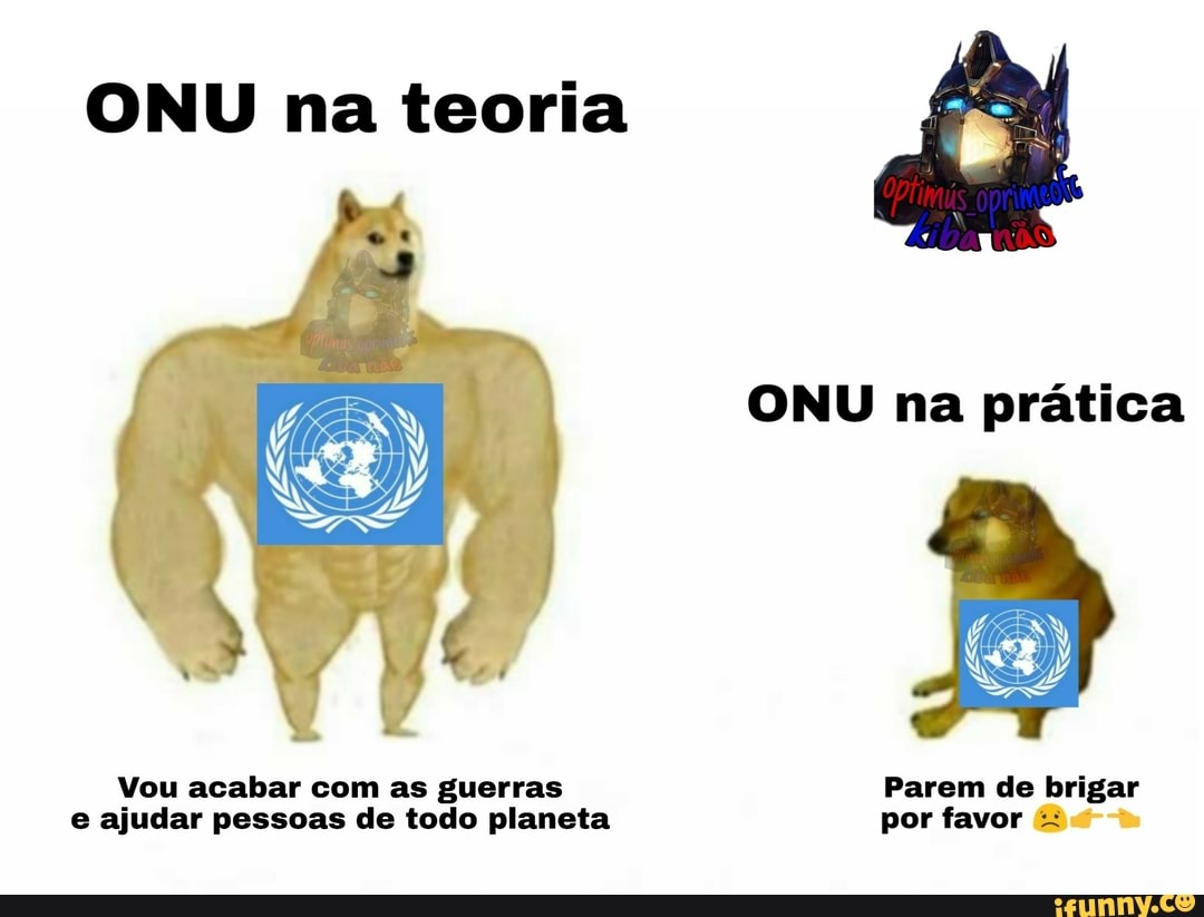 ONU na teoria
ONU na prática
