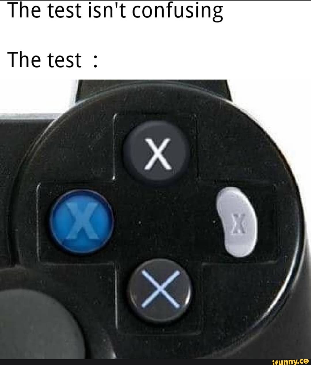 The test isn't confusing
The test
