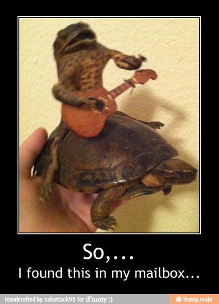 I found this in my mailbox... - So,...
I found this in my mailbox...