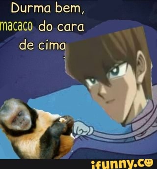 Durma bem, macaco. do cara de cima