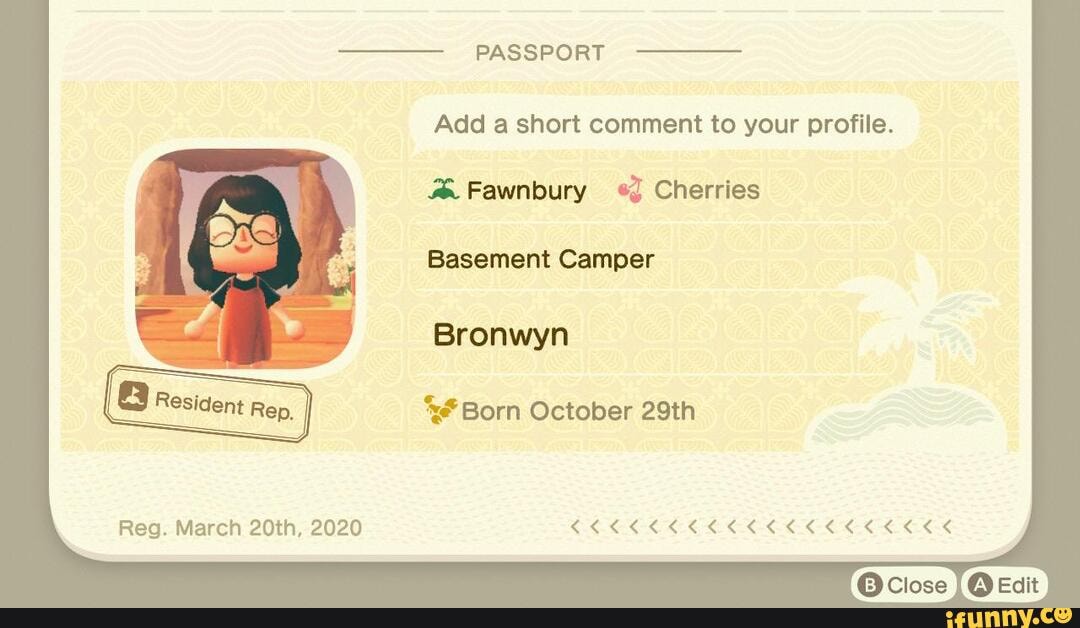 Resident Rep,
Reg. March 20th, 2020
PASSPORT Add a short comment to your profile.
Fawnbury Cherries
Basement Camper
Bronwyn
Born October 29th
@AcCloce I MEdit