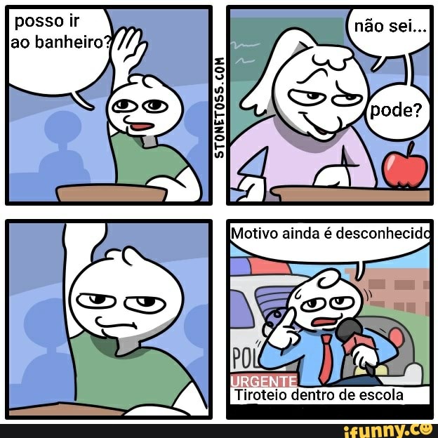Tiroteio dentro de escola