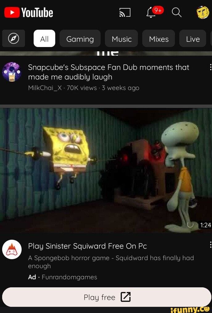 Snapcube > YouTube al Gaming Music Mixes Live Snapcube's Subspace Fan Dub ...