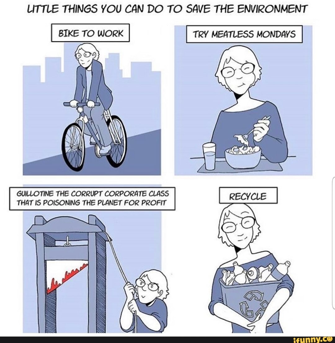 LITTLE THINGS YOU CAN DO TO SAVE THE ENVIRONMENT
BIKE TO WORK