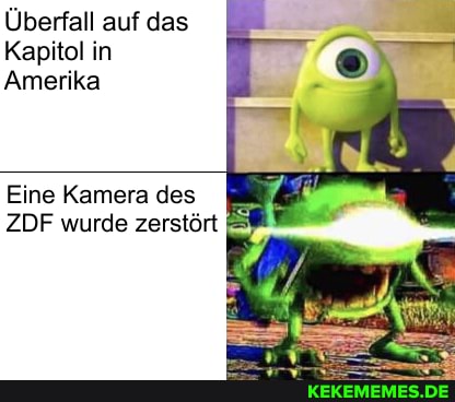 Überfall auf das
Kapitol in
Amerika
Eine Kamera des
ZDF wurde zerstört