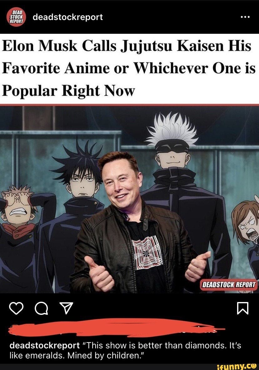 Elon Musk revela quais são seus animes favoritos