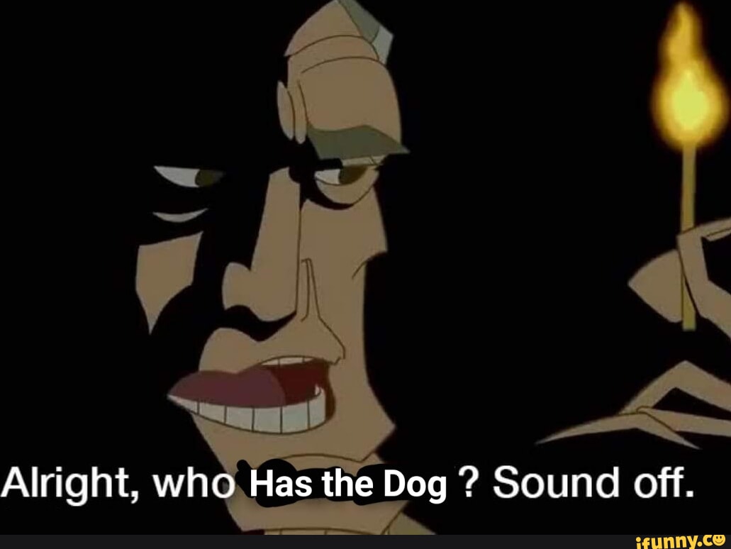 Alright, who Has the Dog ? Sound off. iFunny