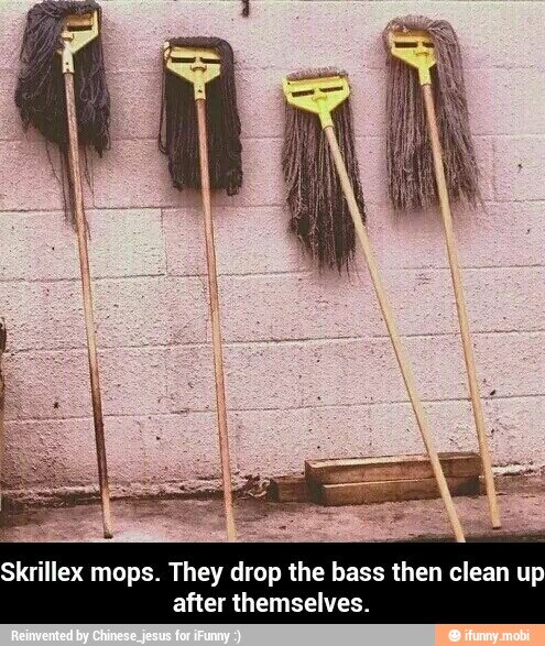 h
Skrillex mops. They drop the bass then clean up
after themselves.
