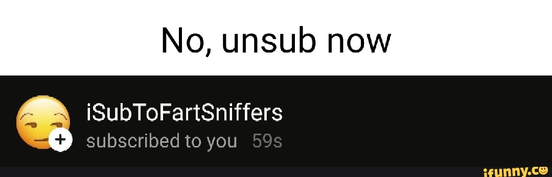 No, unsub now
iSubToFartSniffers subscribed to you