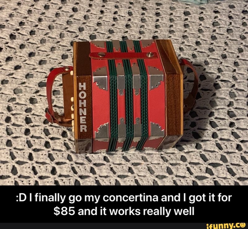 :D finally go my concertina and I I got it for
$85 and it works really well - :D I finally go my concertina and I got it for $85 and it works really well