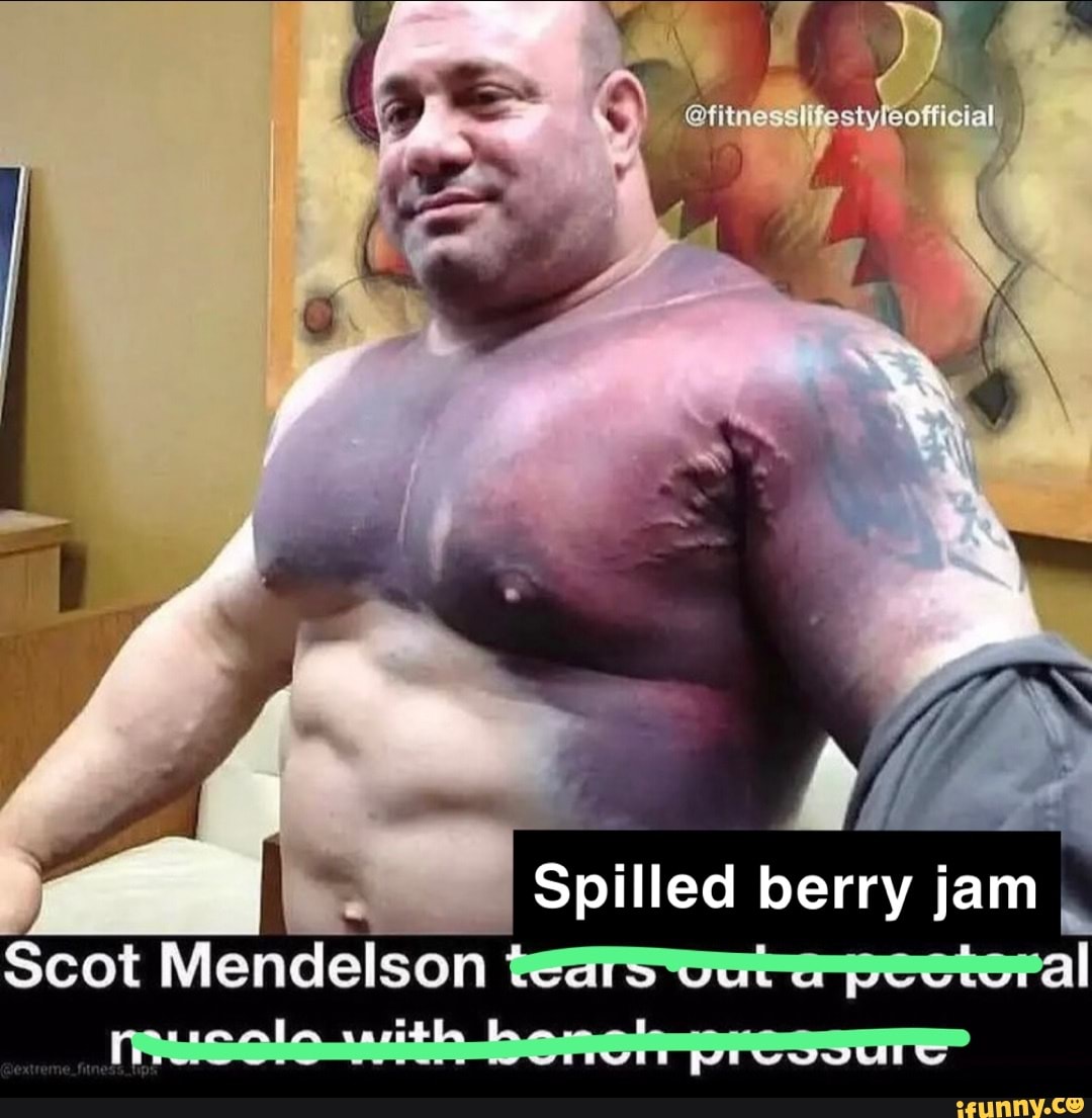 Gfitnesslifestyieofficial Spilled berry jam Scot Mendelson teaTS