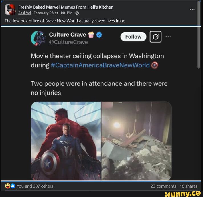 & Freshly Baked Marvel Memes From Hell's Kitchen Sasi Vel - February 28 ...