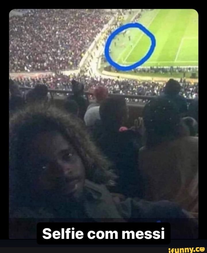 Selfie com messi