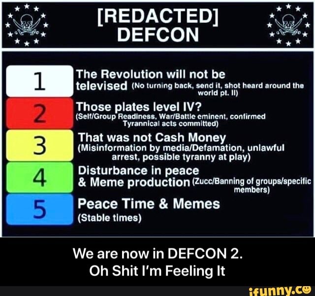 Redacted 1 The Revolution Televised No Will Turning Not Back Be Send It Shot Heard Around The Televised No Turning Back Send It Shot Heard Around The World Pt Il Those Plates