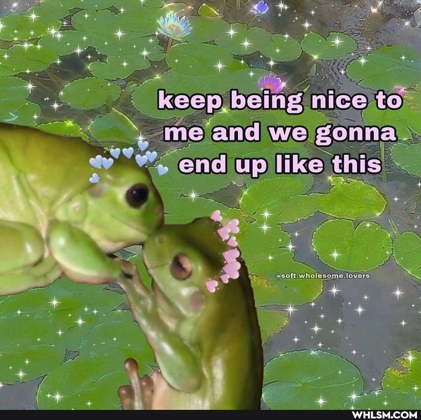 me 'and we
end up like this