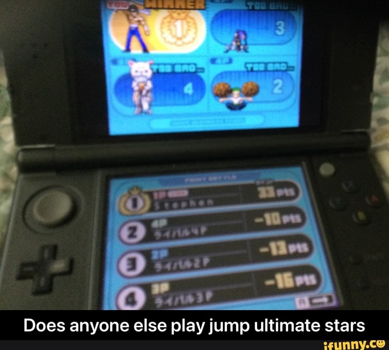 jump ultimate stars special requirments