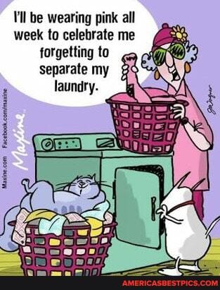 Vil be wearing pink all week to celebrate me forgetting to separate my