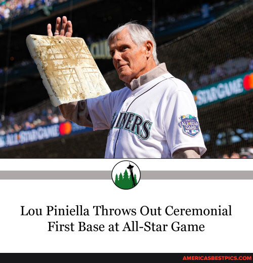 Lou Piniella Throws Out Ceremonial First Base at All-Star Game