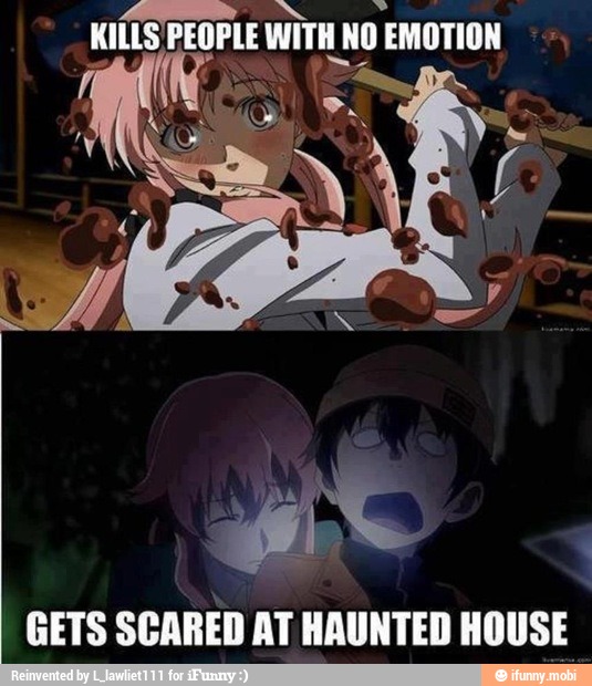 KIÍLS PEOPLE WITH NO
EMOTION
GETS SCARED AT HAUNTED HOUSE