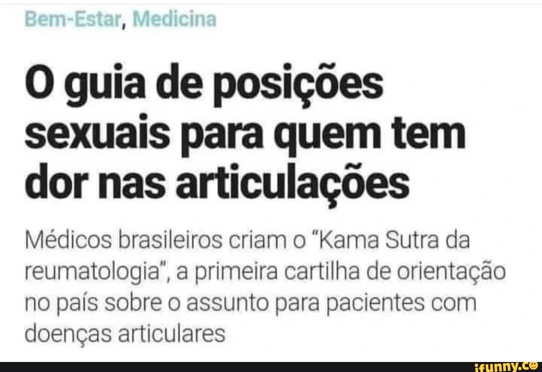 Em-Estar, Medicina O Guia De Posições Sexuais Para Quem Tem Dor Nas ...