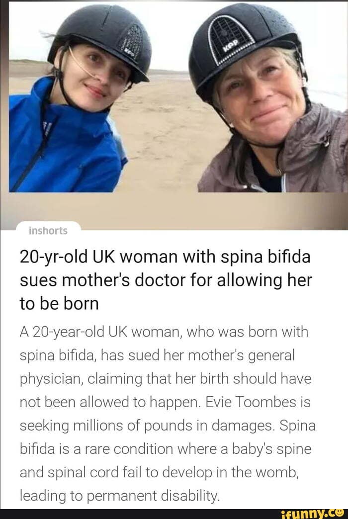 Inshorts 20 Yr Old Uk Woman With Spina Bifida Sues Mothers Doctor For Allowing Her To Be Born A