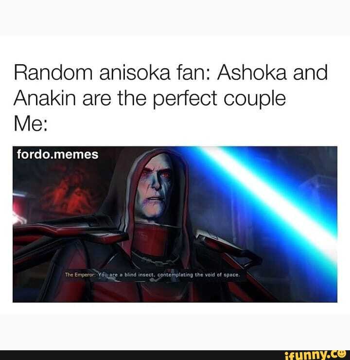 Random Anisoka Fan: Ashoka And Anakin Are The Perfect Couple Me: Fordo ...