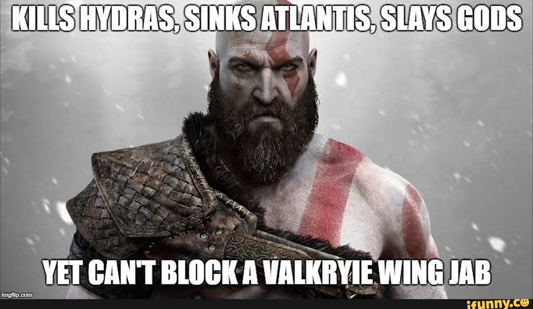 KILLS HYDRAS, SINKS ATLANTIS, SLAYS GODS YET CAN'T BLOCK VALKRYIE WING ...