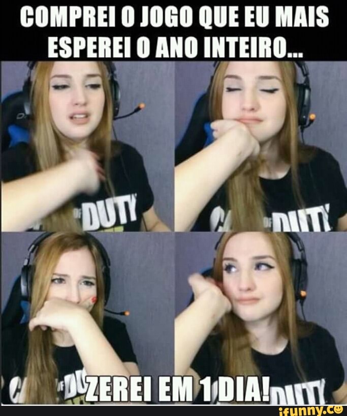 COMPREI O JOGO QUE EU MAIS
ESPEREI O ANO INTEIRO...