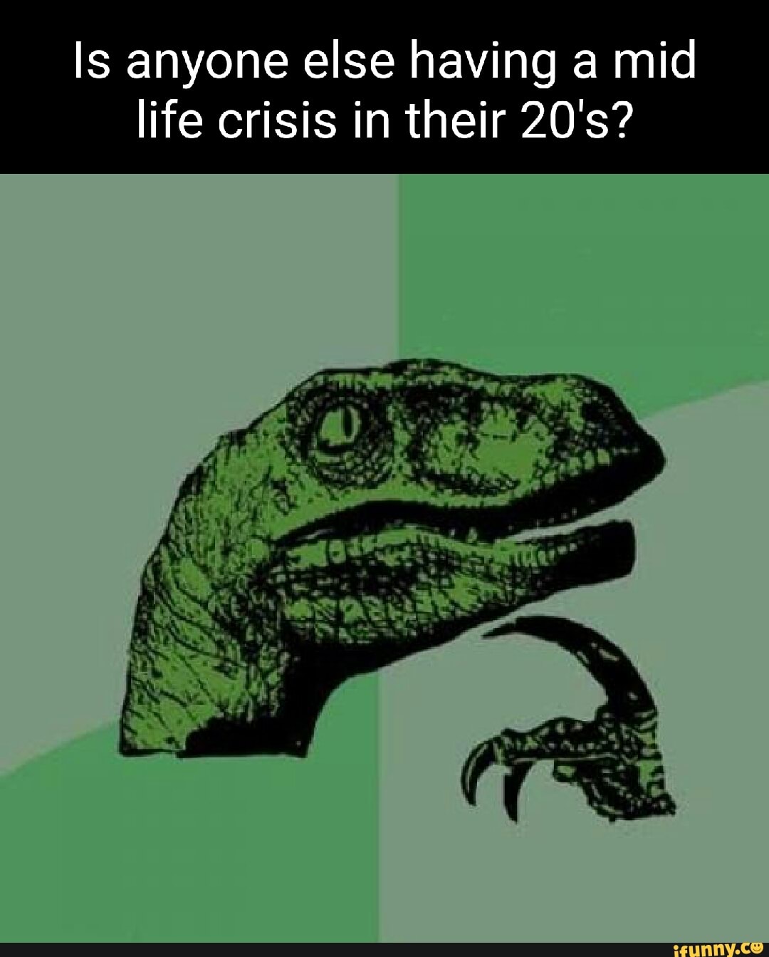 Is anyone else having a mid life crisis in their 20's?
CD