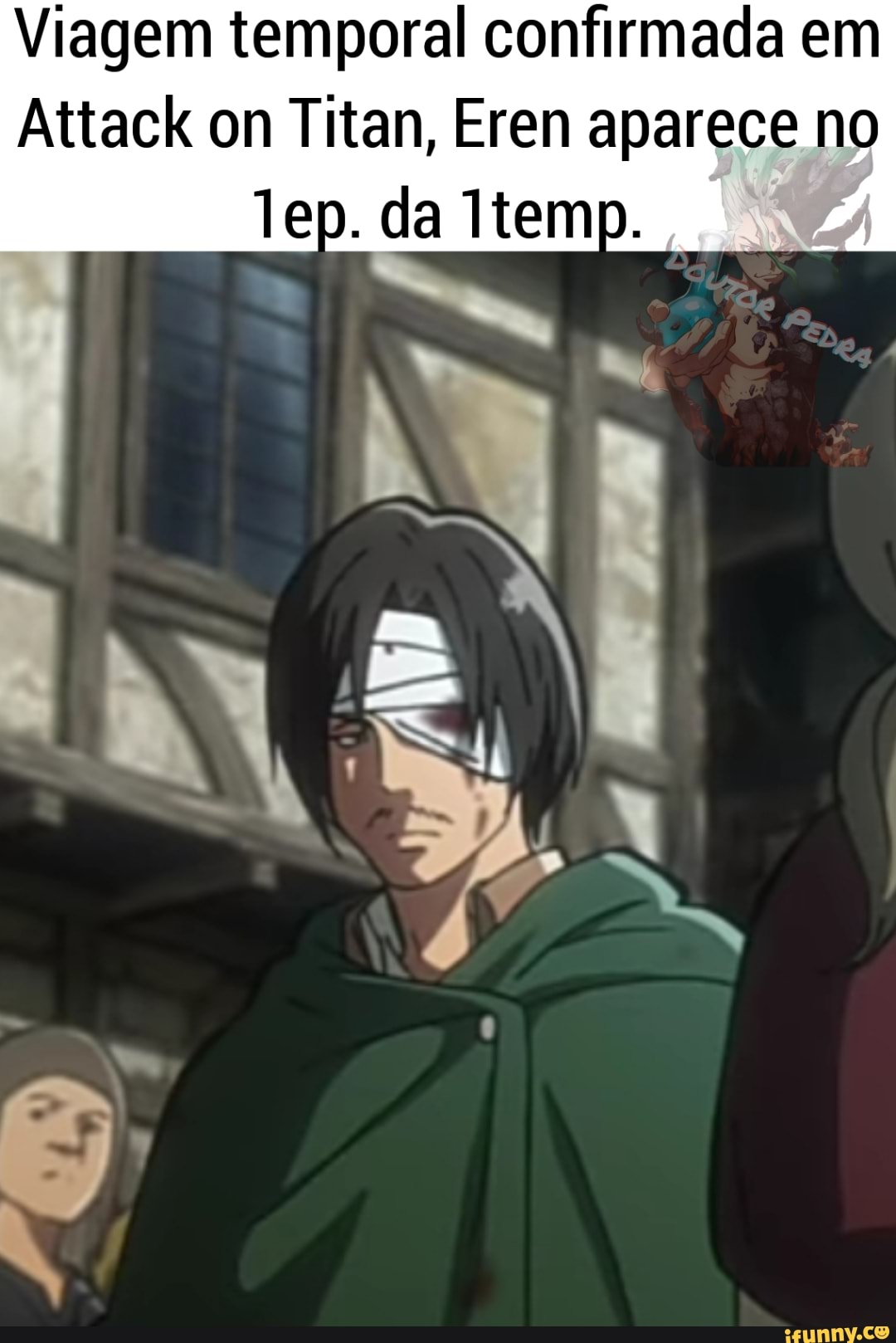 Viagem temporal confirmada em
Attack on Titan, Eren aparece no