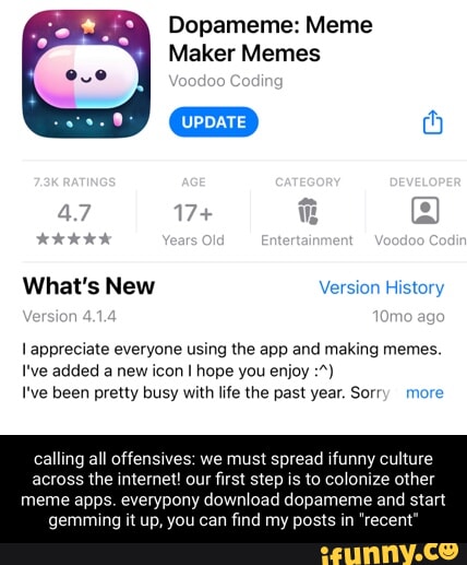 Dopameme: Meme Maker Memes na App Store