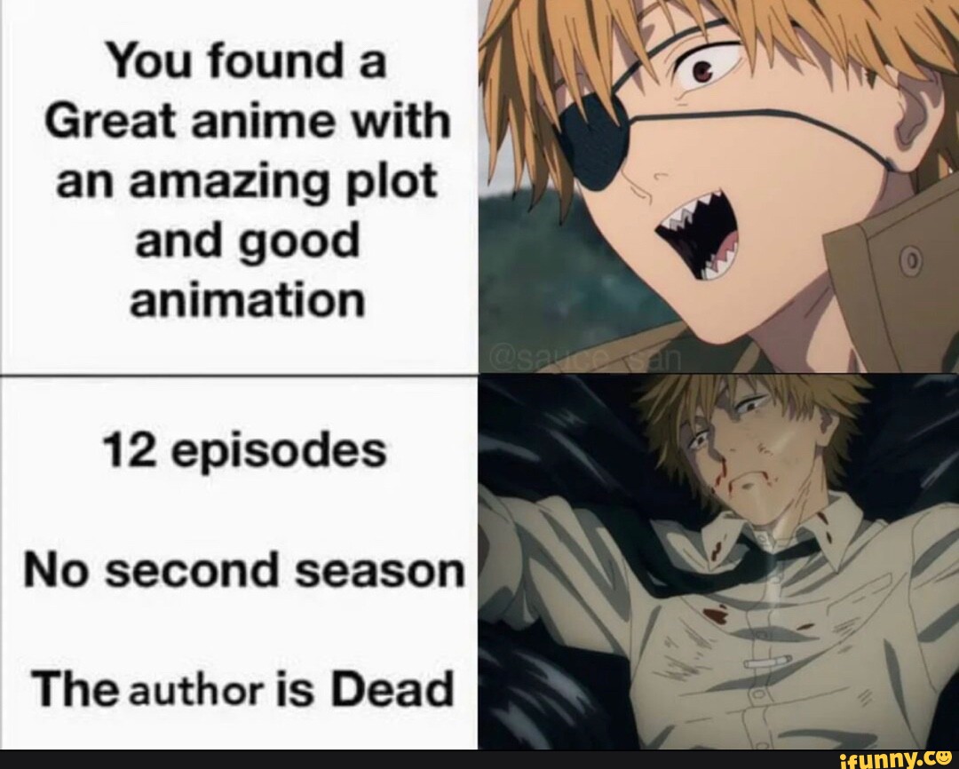 You found a Great anime with an amazing plot and good animation 12 episodes  No second season The author is Dead - )