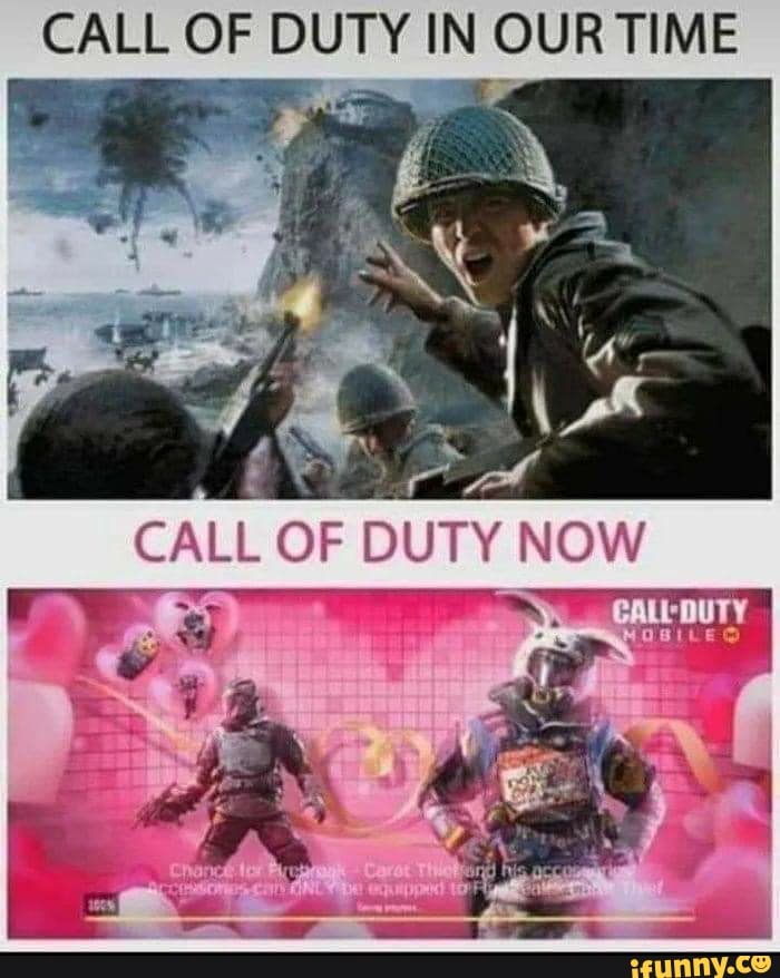 CALL OF DUTY IN OUR TIME