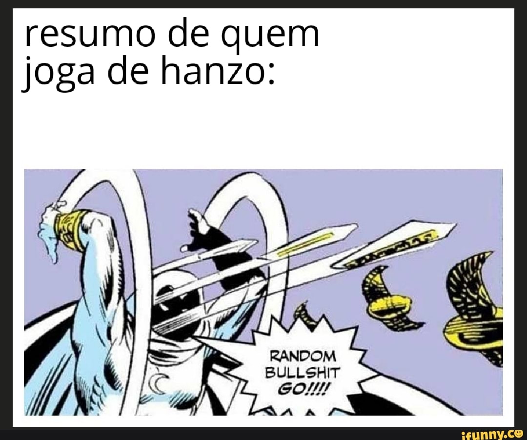 resumo de quem joga de hanzo: