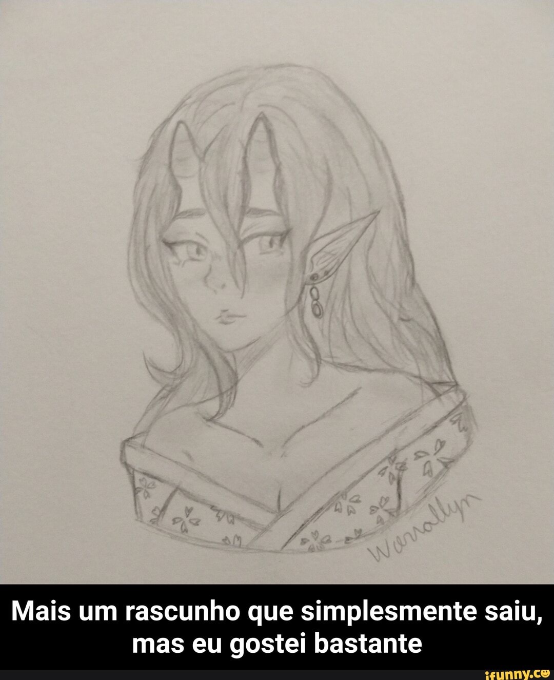 Mais um rascunho que simplesmente saiu, mas eu gostei bastante - Mais um rascunho que simplesmente saiu, mas eu gostei bastante