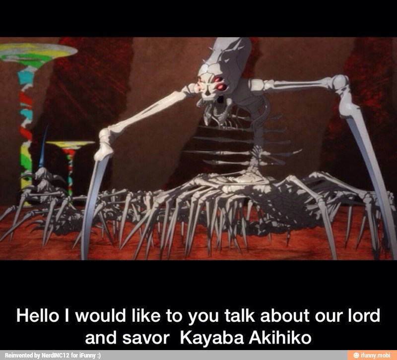 Hello I would like to you talk about our lord
and savor Kayaba Akihiko