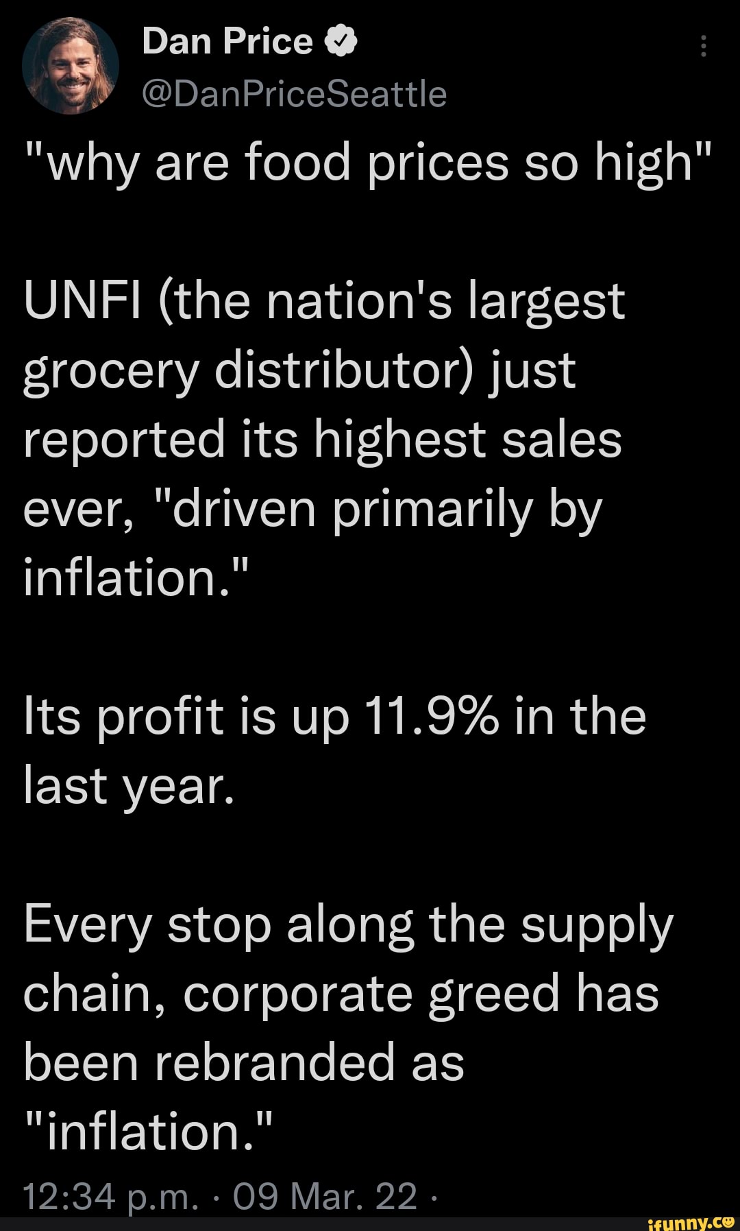 4, Dan Price DanPriceSeattle DanPriceSeattle "why are food prices