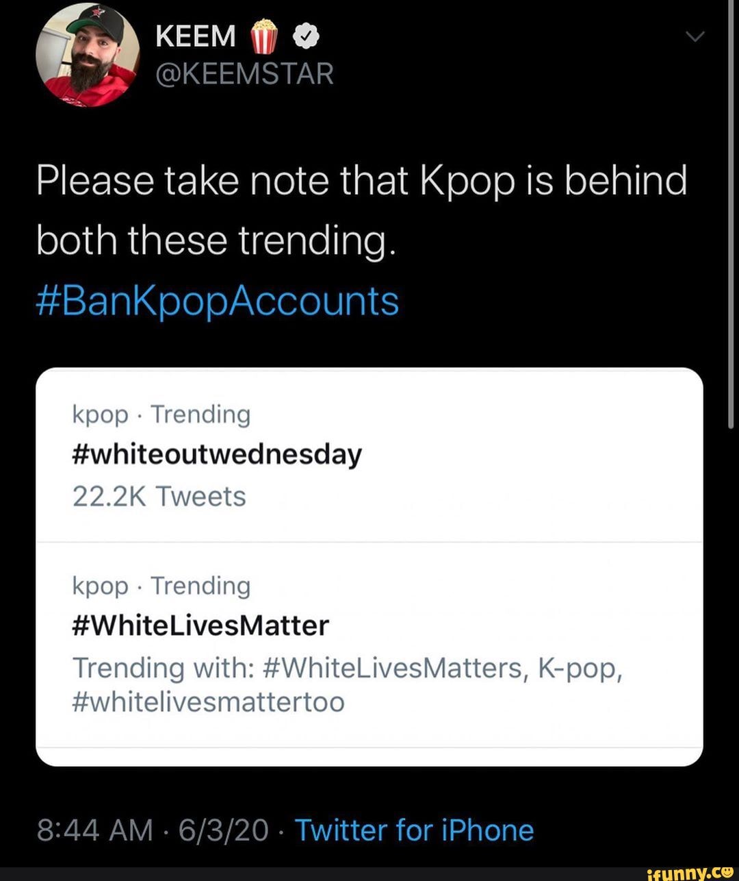Please take note that Kpop is behind both these trending. 