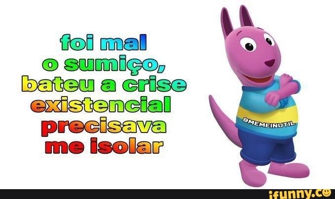 fol mal sumiço, a erise existencial precisava me isolar