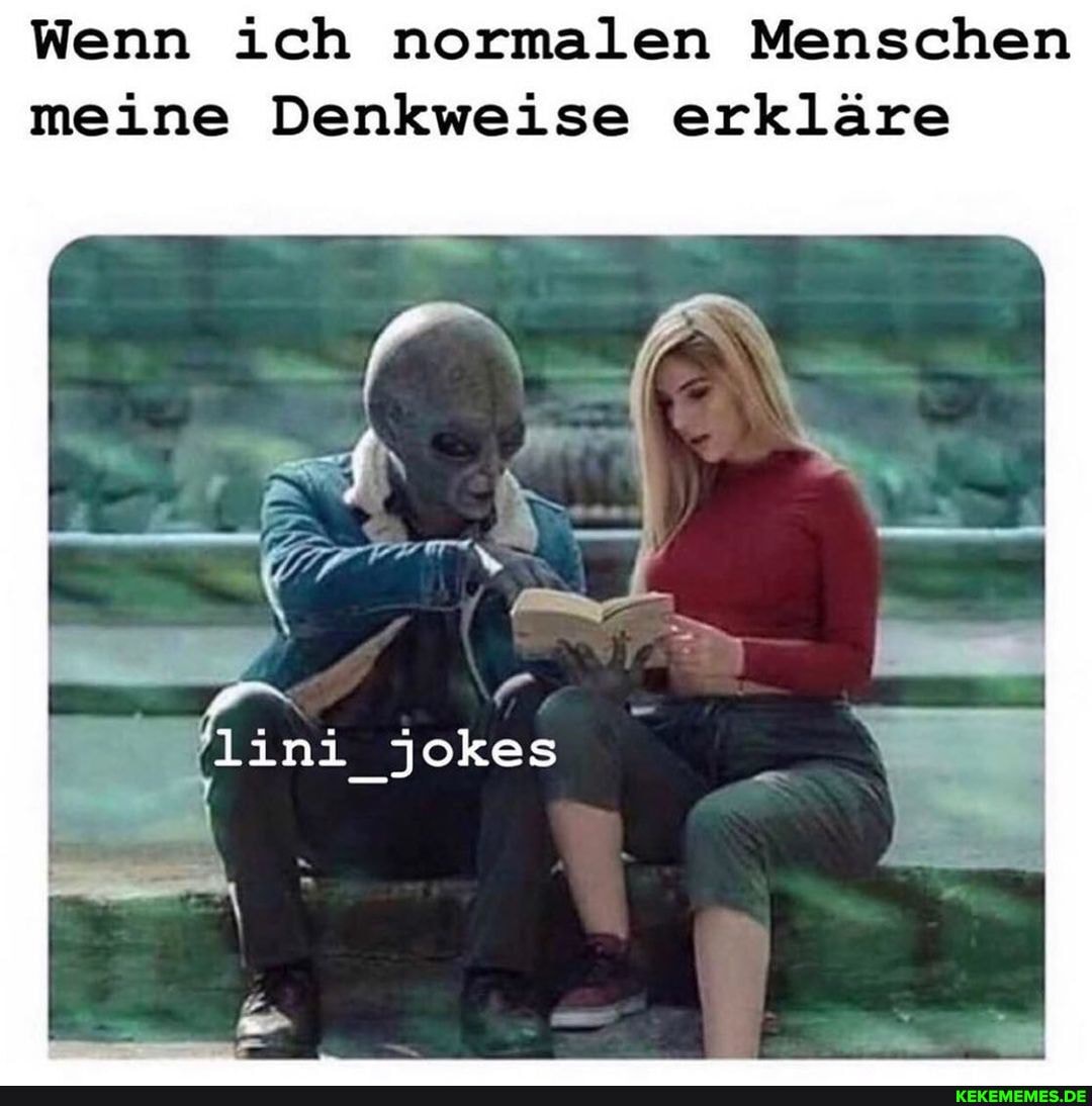 Wenn ich normalen Menschen meine Denkweise erkläre
lini_jokes