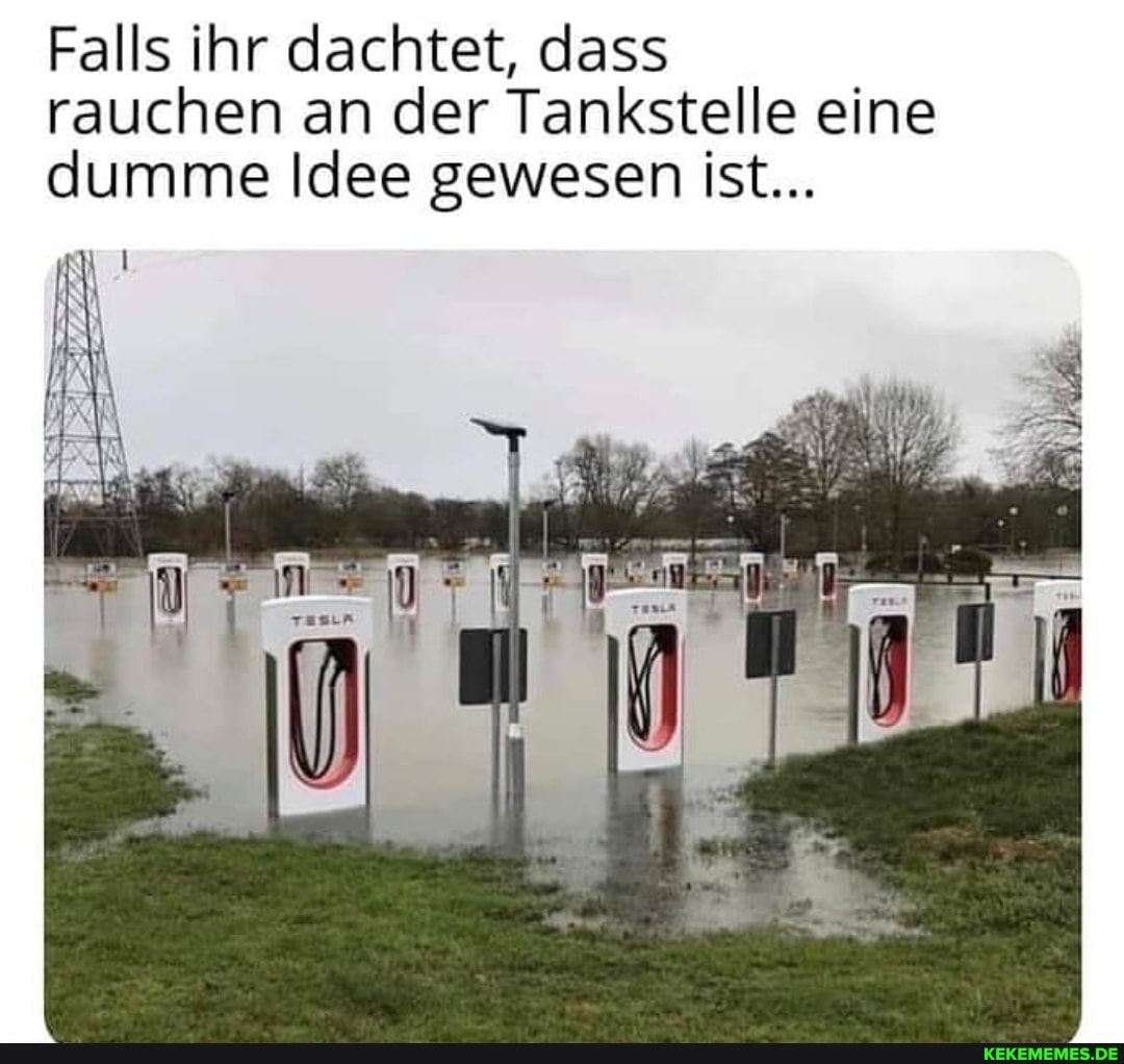 Falls ihr dachtet, dass rauchen an der Tankstelle eine dumme Idee gewesen ist...