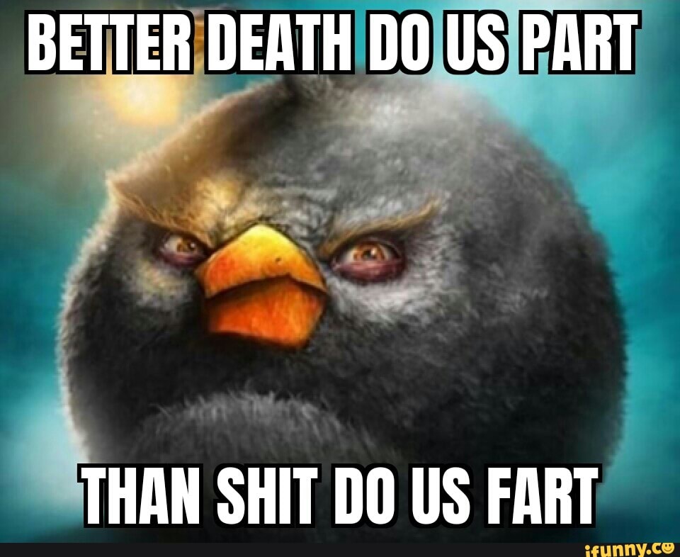 Better death do us part than shit do us fart ifunny