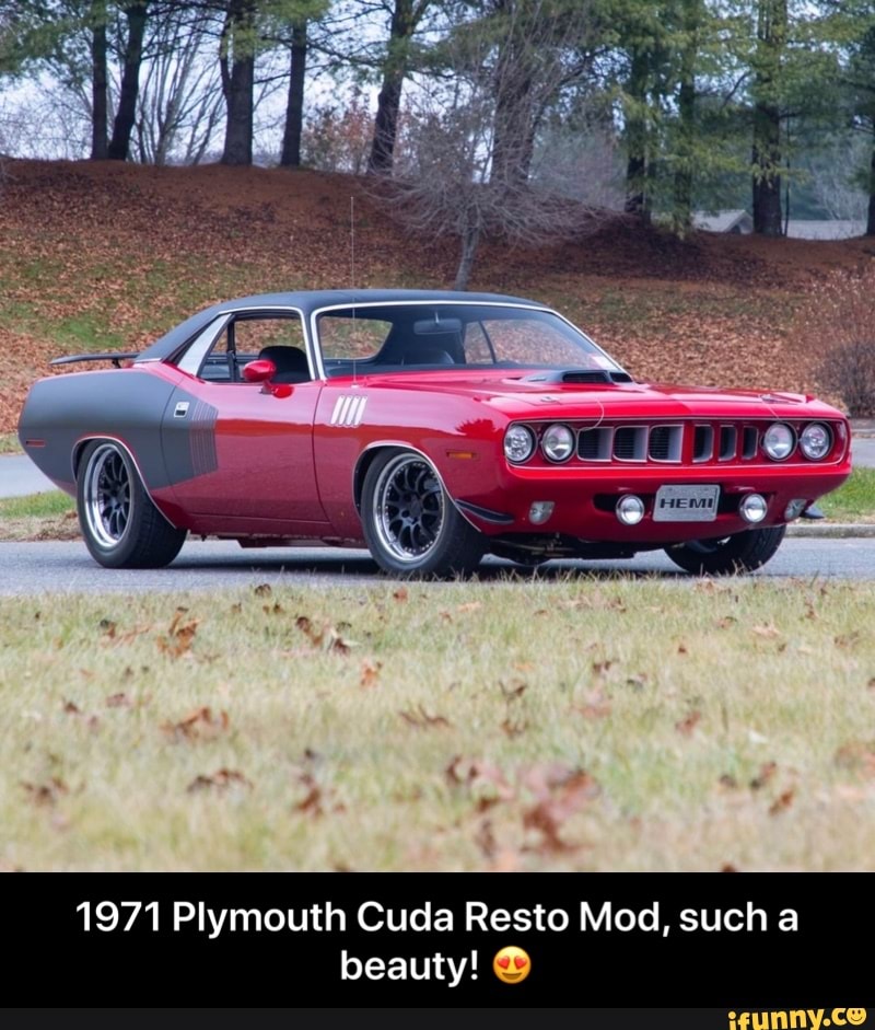 1971 Plymouth Cuda Resto Mod, such a - 1971 Plymouth Cuda Resto Mod ...