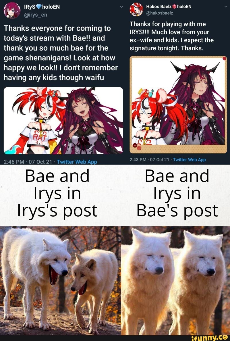 Irysoholoen Holol Irys En Hakos Baciz Holoen Thanks For Playing With Me Thanks Everyone For Coming To